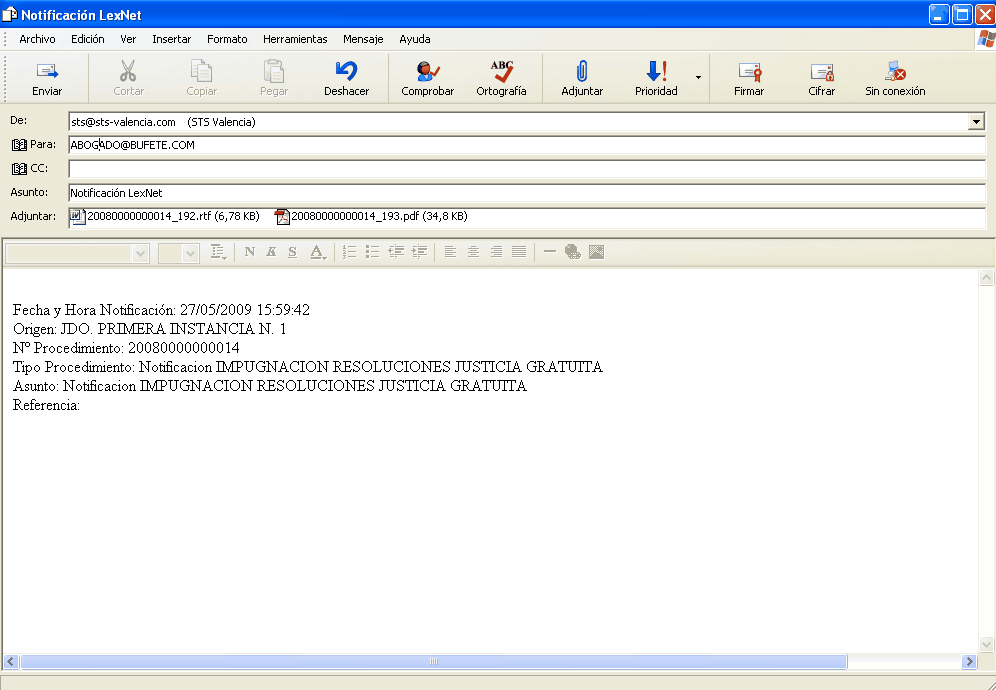 Envío directo por correo electrónico a cualquier dirección